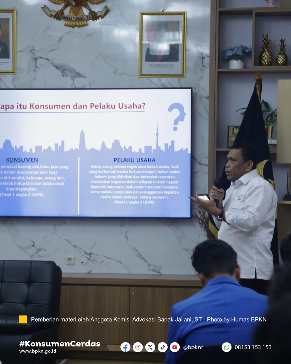 BPKN_RI's tweet photo. Advokasi Perlindungan Konsumen - Mahasiswa Universitas Muhammadiyah Purwokerto (UMP)

17 September 2026 - BPKN menerima kunjungan akademik mahasiswa-mahasiswa dari Universitas Muhammadiyah Purwokerto (UMP). https://t.co/m0FZyluk5e