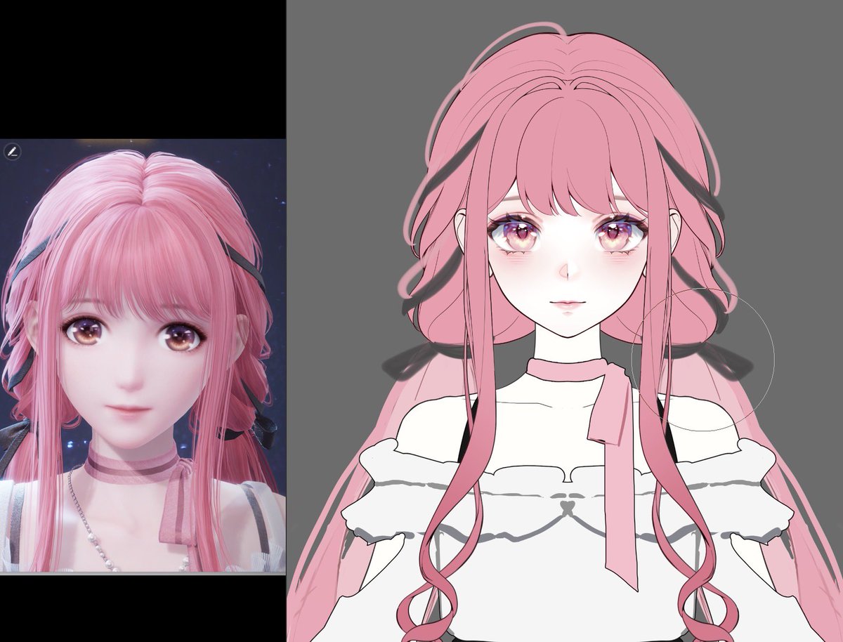 yuchenz34382399's tweet photo. #インフィニティニキ #无限暖暖 #InfinityNikki 
预告一个暖暖的免费模型。
希望12.06可以做完发布。
（放假了先画一些自己想画的😁🫰🏻❤️） https://t.co/f8YHAPRUrH