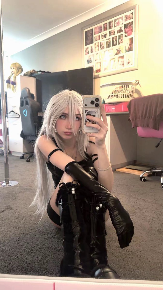 akrasiajay's tweet photo. My A2 cosplay ☁️🪽 https://t.co/Yah3sp8Zvj