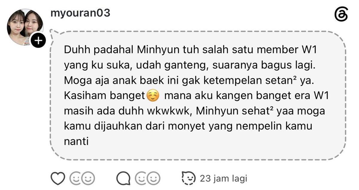 shaniaoil's tweet photo. alasan ga pengen hyeyoon join iseop salah satunya ini🤗

guys bantu report orang yg suka nulis di thread ngerasa dirinya cantik &amp; mirip cewe chinese korea jepang ini yaa.. dia bilang hyeyoon kayak setan &amp; monyet, jahat banget ga sanggup🙏🏻

muka asli ada di ig, janji jgn ketawa 😭 https://t.co/7eSLx1dFQ7