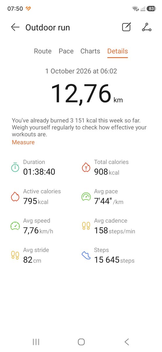 Thembis17774637's tweet photo. Thursday run
New month💞
#Fetchyourbody2026 
#90dayswithoutsugar 
#running https://t.co/IQlyrBR3vr