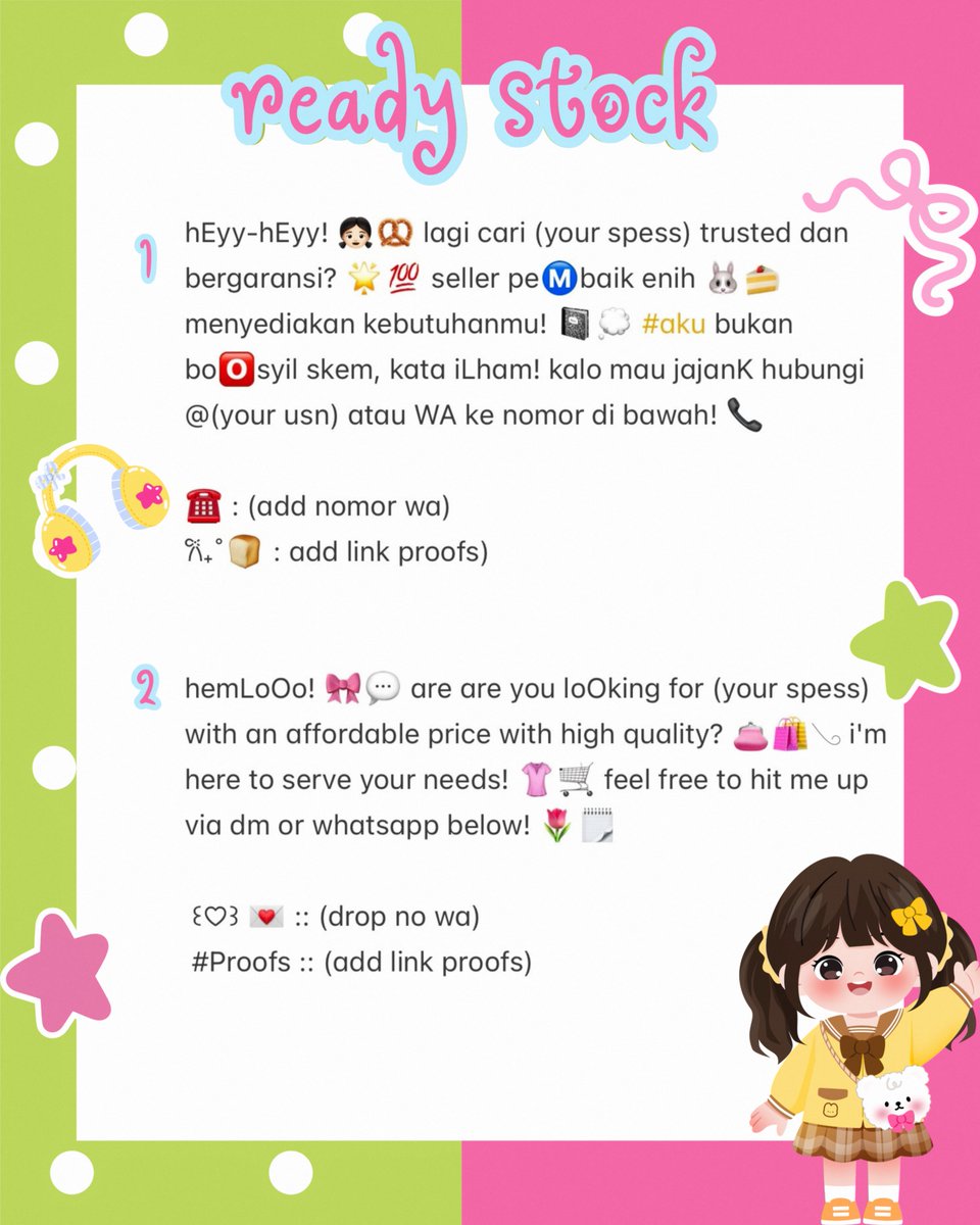 edenlunelle's tweet photo. help repost? thankyou ! 🍏🥖𓂅

hellOu s🅾️bat, luNe hadir membawa wording payment &amp; after payment yang bisa ditake bundle only 1Ok coin dan wording promosi yang bisa ditake only for 5k coin. kindly hit me up on dm ya jika berminat >_____o 🌷💧

#zonauang #zonaba https://t.co/CGBaAElIad