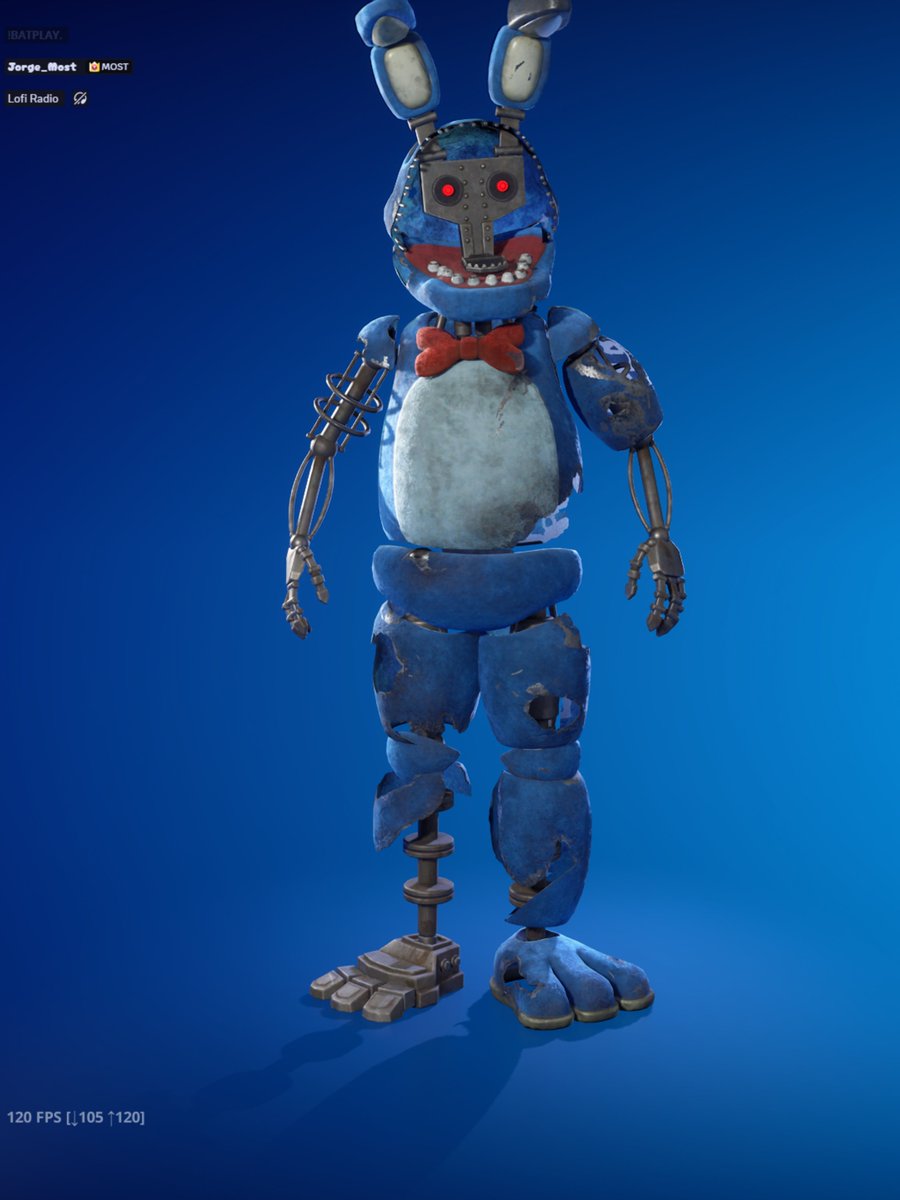 Jorge_Most's tweet photo. BONNIE THE RABBIT INGAME. https://t.co/Sl6YnbLRvx