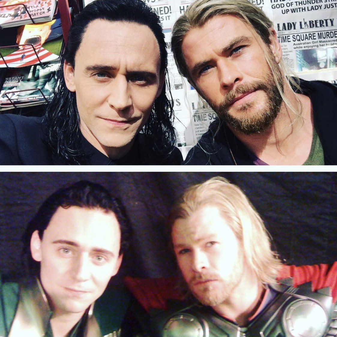 Bri_liarloki's tweet photo. トムヒのインスタを遡ったらこんな神ショットが…；；

Now &amp; Then

2人ともイケメンになっててヤバい。

Nowのトムヒ大好き私😻 https://t.co/VYExLzT9u1