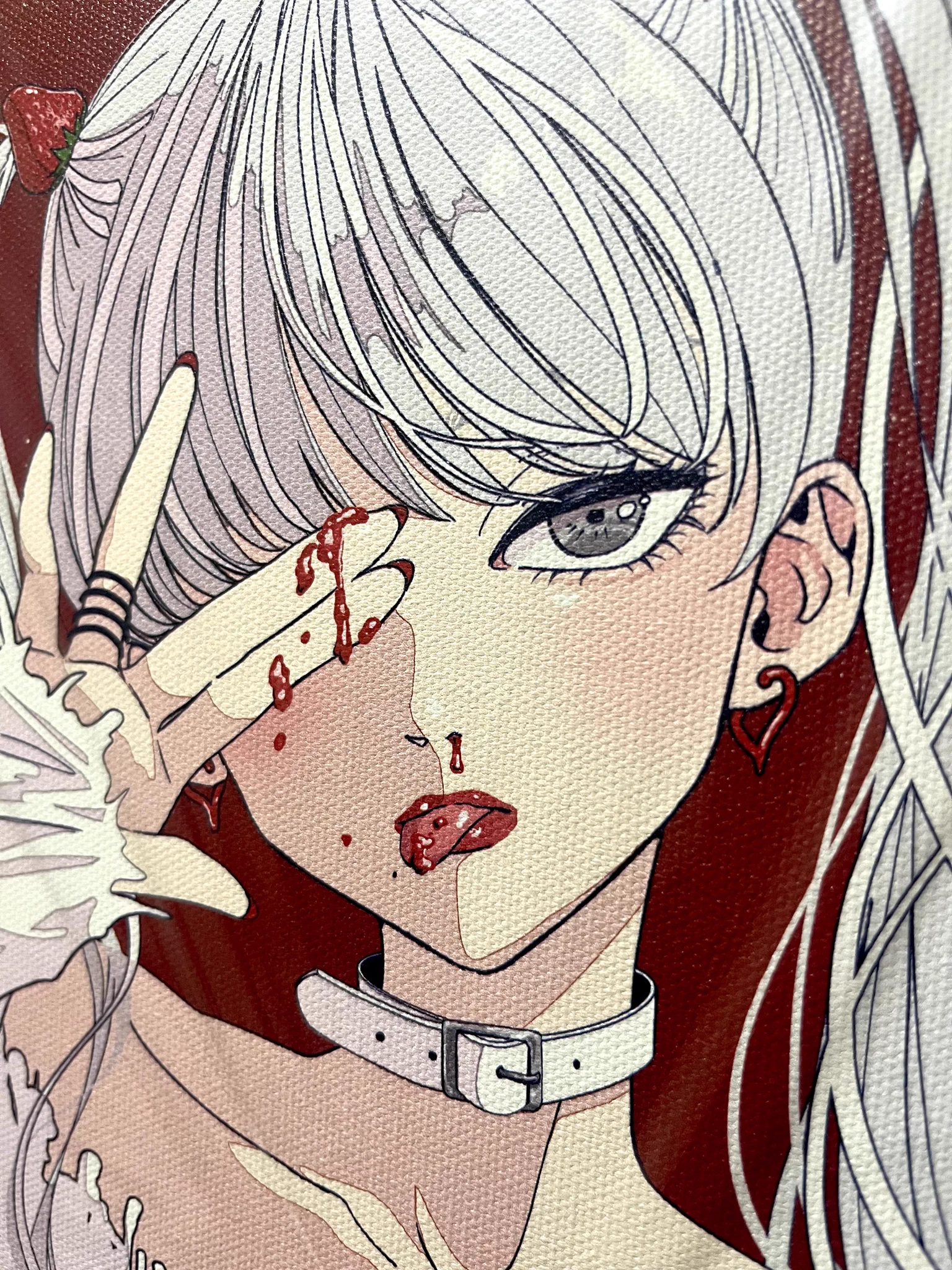 病み子キャンバスアート⑤ ヤツキナツミ on X: 