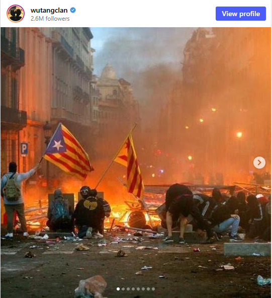 XaviPiera1's tweet photo. ...avui recordar la foto que van penjar els Wu Tang Clan al seu IA...ells tenen Taburete, nosaltres els Wu Tang Clan... https://t.co/UVp9gKemaw