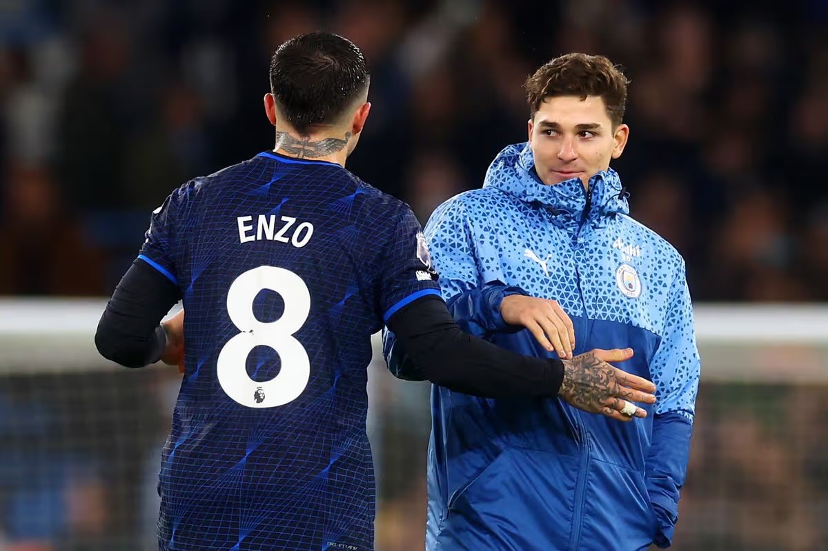SxrgioSZN's tweet photo. Enzo Fernandez: “Julian is my friend and told me a lot about the club” 🩵 https://t.co/SeTMuE3cRA