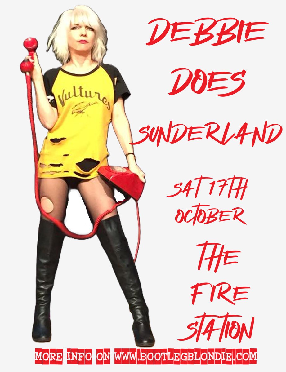 BootlegBlondie's tweet photo. Debbie Harris DOES GLASGOW THE FERRY 9TH , BURY THE MET 16TH, SUNDERLAND THE FIRE STATION 17TH AND CHESTER ALEXANDERS LIVE 31ST IN OCTOBER'S Bootleg Blondie Band FEST! https://t.co/U6vDh6DhFW