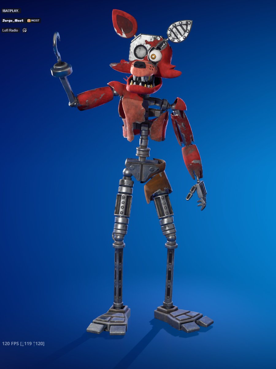 Jorge_Most's tweet photo. FOXY THE PIRATE INGAME. https://t.co/CjqDcDB2fb