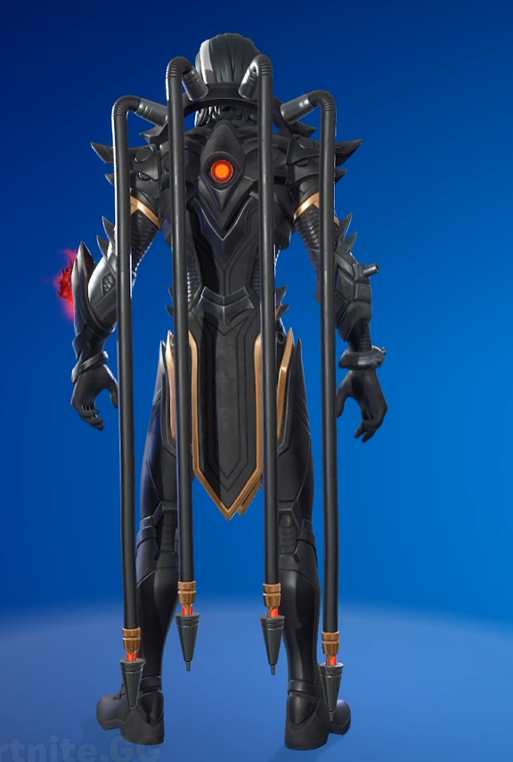 Laiumize's tweet photo. @SpushFNBR @Egyptian_Leaker these are the Corrupted Seven members. Look closely, the (original) visitor has the same kind of suit as Geno Holy Peak. https://t.co/pJyNxQGXYv