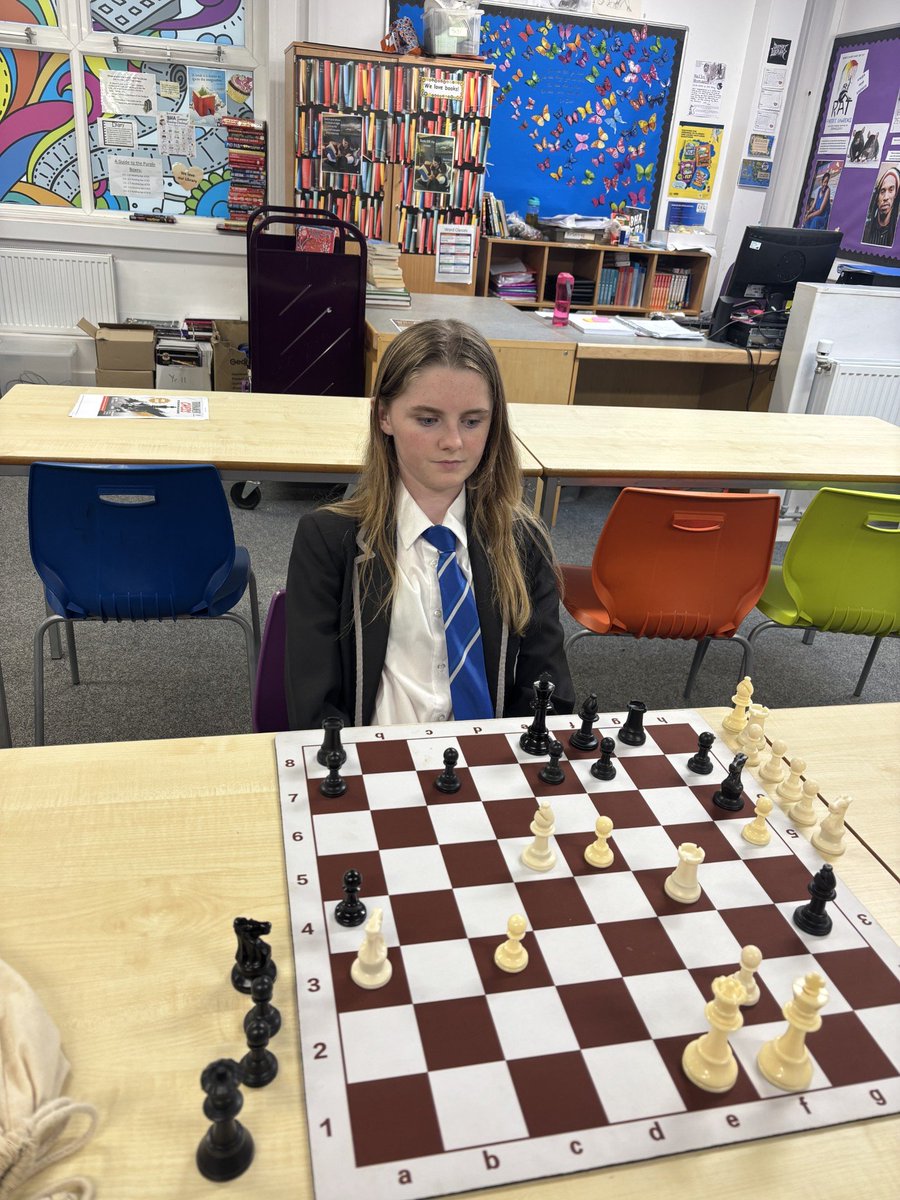 BirchesHeadAcad's tweet photo. ♟️ Chess Club is in full swing! ♟️

Whether you're a complete beginner or a future grand master, come along to the library every Wednesday after school for a game or two.

📚 Wednesdays after school
♟️ All abilities welcome
😊 See you there! 

#ChessClub #AfterSchoolClub #BHA https://t.co/5bqwTWkw7s