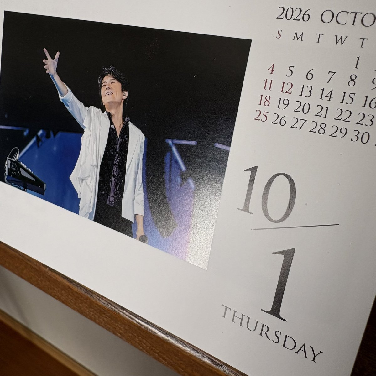 mashamens0910's tweet photo. 今日から10月🗓

毎回10月になると日めくりの折り返し方に手こずってしまう😅笑

今月も何卒よろしくお願いします🙏 https://t.co/QRMbF86Uxq