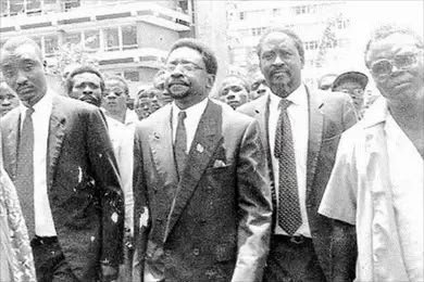 BiancaTonui's tweet photo. Kenneth Matiba became one of the prominent opposition politicians during the period of multiparty agitation, particularly as demands for political competition intensified toward the early 1990s. Liberal Democratic Party #TheWalkingConstitution #BilaOrengoWachaIkae https://t.co/xt6pkTkZ1S