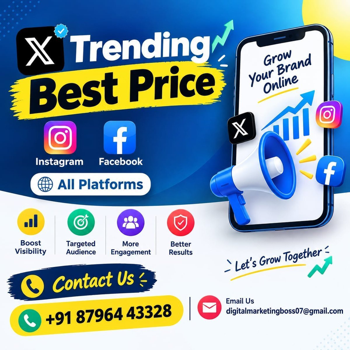 Anfazannu's tweet photo. Elevate your special in bring presence through smart X campaign strategies.
#DigitalXCareMedia #DigitalBossXMarketing #AffordableTrendCampaign #XTrendingService
#TwitterMarketing https://t.co/dNFCzeEq76