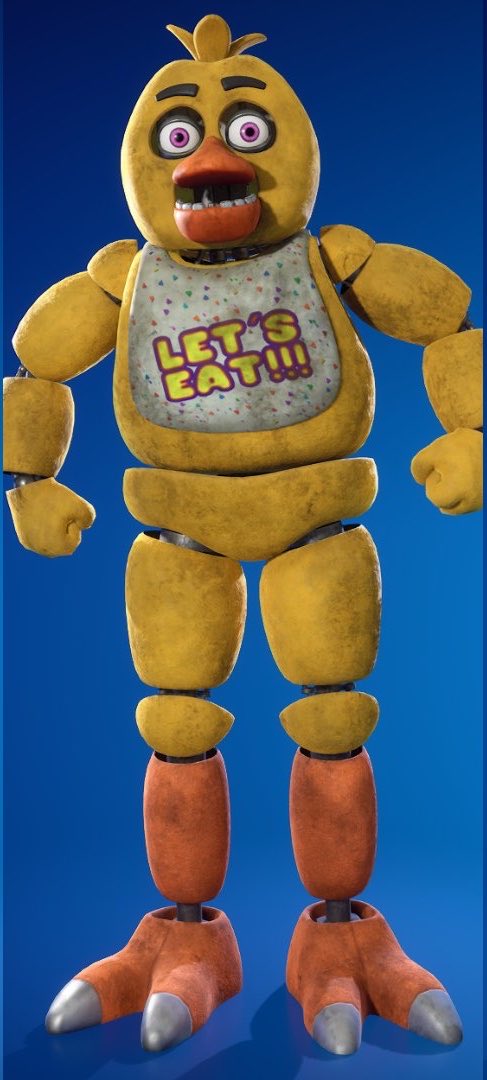 TahvonMontezC16's tweet photo. Chica The Chicken 
Pizzaaaaaaaaaaaaaaaaaaaaaaaaaaa
#Fnaf #fortnite #fortnitemares https://t.co/pZRybuvVsM