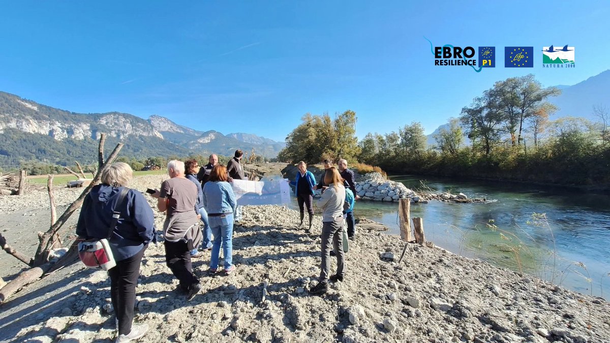 EBROresilience's tweet photo. 🌍 Aprender de otros territorios ayuda a encontrar nuestras soluciones ante #inundaciones .  

El equipo #LIFEEbroResilienceP1 está en Austria 🇦🇹en un encuentro con el LIFE IP IRIS: 1er día en río Enns, después, #Danubio y Pielach.
🇪🇺 Compartir conocimiento es @LIFEProgramme . https://t.co/PypZyp41yu