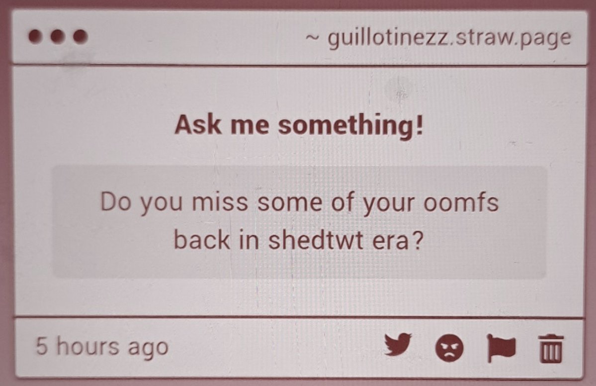 Purelyhollow's tweet photo. If you want me to be honest, then no, not exactly. I still engage with a few and have them added as mutuals on tiktok, so I have ways to contact the interesting ones, aswell as vice versa.

Besides, if I remember the users, I can always stalk their accs. https://t.co/YBvmey5FkS