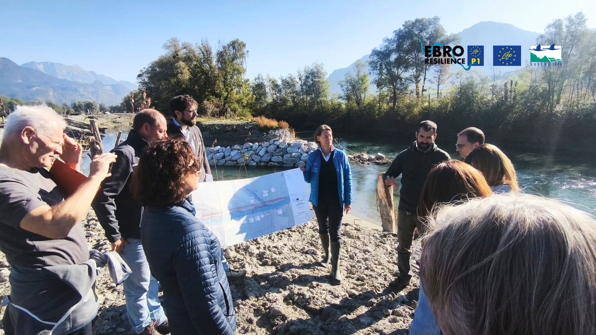 EBROresilience's tweet photo. 🌍 Aprender de otros territorios ayuda a encontrar nuestras soluciones ante #inundaciones .  

El equipo #LIFEEbroResilienceP1 está en Austria 🇦🇹en un encuentro con el LIFE IP IRIS: 1er día en río Enns, después, #Danubio y Pielach.
🇪🇺 Compartir conocimiento es @LIFEProgramme . https://t.co/PypZyp41yu