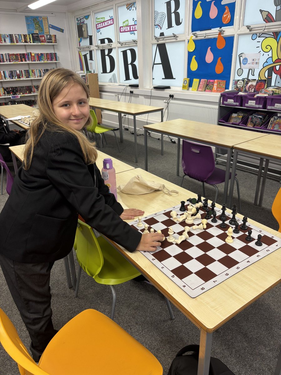 BirchesHeadAcad's tweet photo. ♟️ Chess Club is in full swing! ♟️

Whether you're a complete beginner or a future grand master, come along to the library every Wednesday after school for a game or two.

📚 Wednesdays after school
♟️ All abilities welcome
😊 See you there! 

#ChessClub #AfterSchoolClub #BHA https://t.co/5bqwTWkw7s