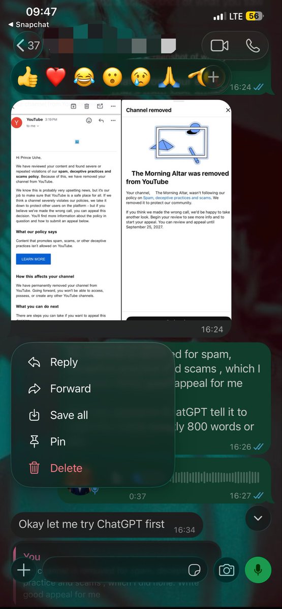 stanfl0w's tweet photo. YouTube has been massively deleting people’s channel for no reason @TeamYouTube @YouTube what’s currently going on https://t.co/FPlqE4zdV2