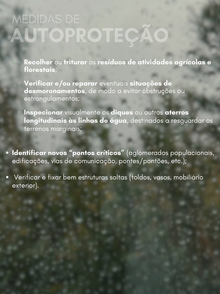 ProteccaoCivil's tweet photo. Inicia hoje o novo #AnoHidrológico, um período onde passará a ocorrer, naturalmente, maior precipitação.

A prevenção tem um papel importante na minimização das consequências mais graves deste fenómeno natural.

ℹ️​ Fique a conhecer algumas das medidas de #prevenção. https://t.co/j6q0lJpK7v