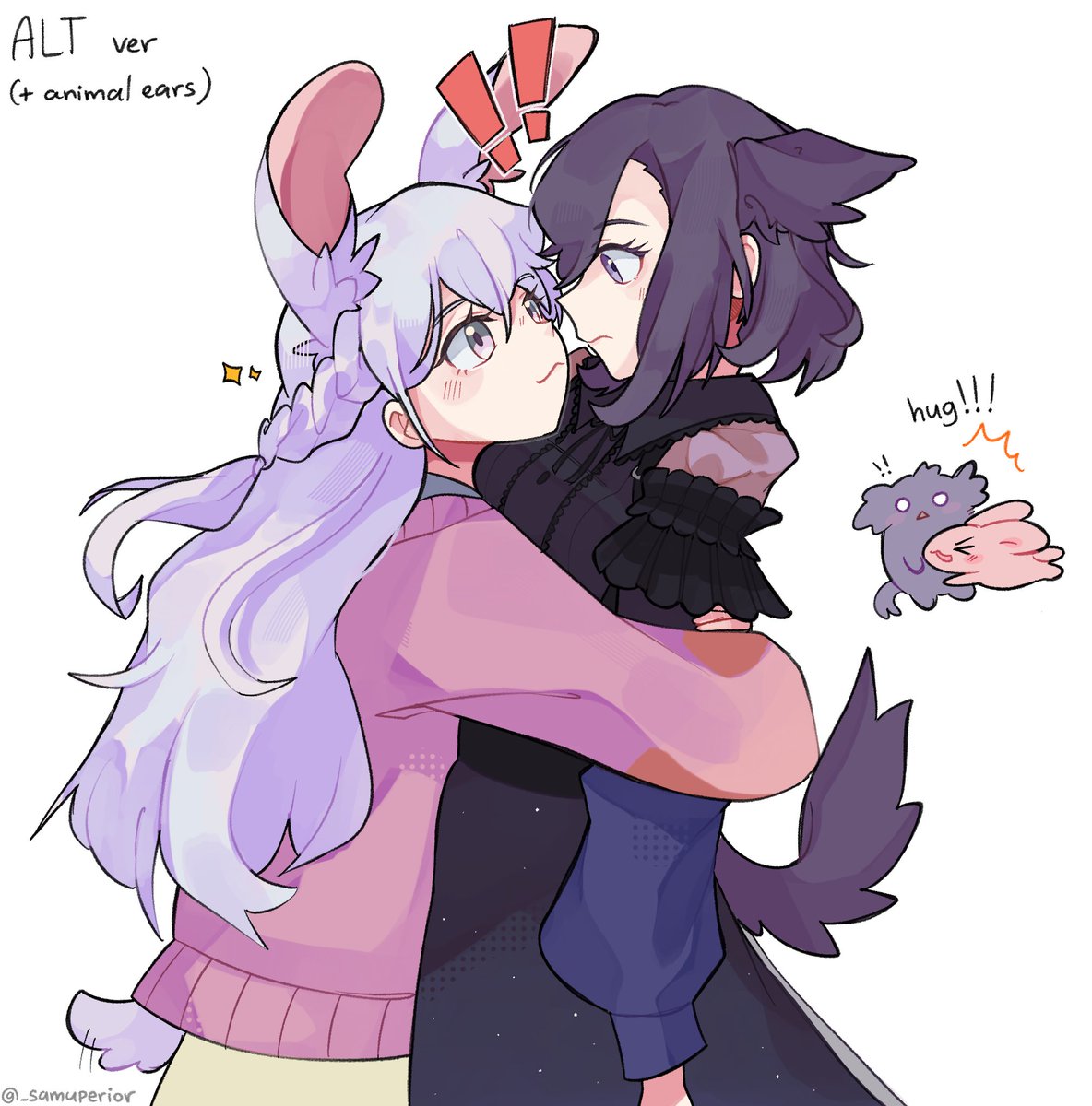 _samuperior's tweet photo. this got attention so uh here alt nonomiya ver i never post before https://t.co/cIKXXrYACy