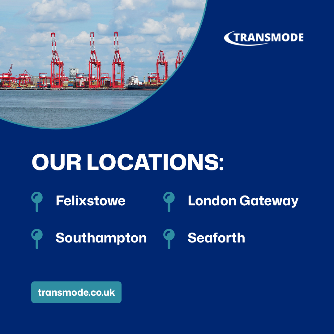 TransmodeUK's tweet photo. Transmode started in Felixstowe in 2009 and now operates across four key UK port locations:

• Felixstowe
• London Gateway
• Southampton
• Seaforth

Our network helps businesses move containers across the UK.

#Felixstowe #Haulage #Logistics https://t.co/fbXOO63ybO