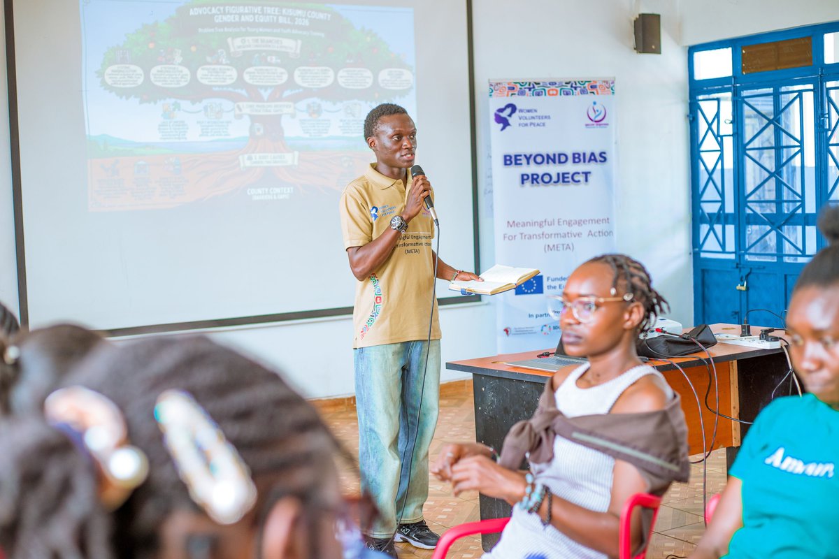 WOVOP_org's tweet photo. Day 2 of SMART Policy Advocacy Training under #BeyondBias
Participants dove into policy analysis, using evidence&amp;messaging to push for gender-responsive change,key for the Kisumu County Gender &amp; Equity Bill,2026.
@DreamsGirlsYou1
@EUinKenya @SDGsKenyaForum @WECF_INT @FemnetProg https://t.co/dBOegGSVoa