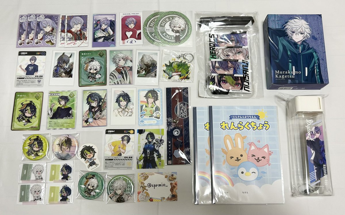 sprmio_'s tweet photo. 【買取 譲渡】にじさんじ アクスタ 缶バッジ チェキ カード トレカ タオル 香水 誕生日グッズ

譲　画像のもの

求　希望額+送料

⚠︎開封済みのものあり
お気軽にお声掛けください🙇‍♀️ https://t.co/9d8wl8kgUv