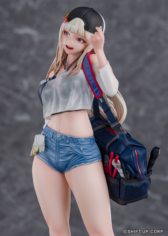amiamihobbynews's tweet photo. トップスの透け感からホットパンツのウォッシュまで、衣装の質感も丁寧に再現✨️

『勝利の女神：NIKKE』より、「センチ – マイティホリデー」がフィギュア化！
https://t.co/ak9Pe3JY1L

#あみにゅー #NIKKE #ニケ https://t.co/FV2rsLPrHt