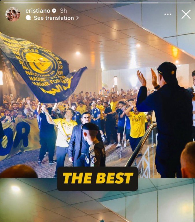 Crs7nfc's tweet photo. هُنا وطنك ياكريستيانو 💛. https://t.co/rO5KrTeUoM