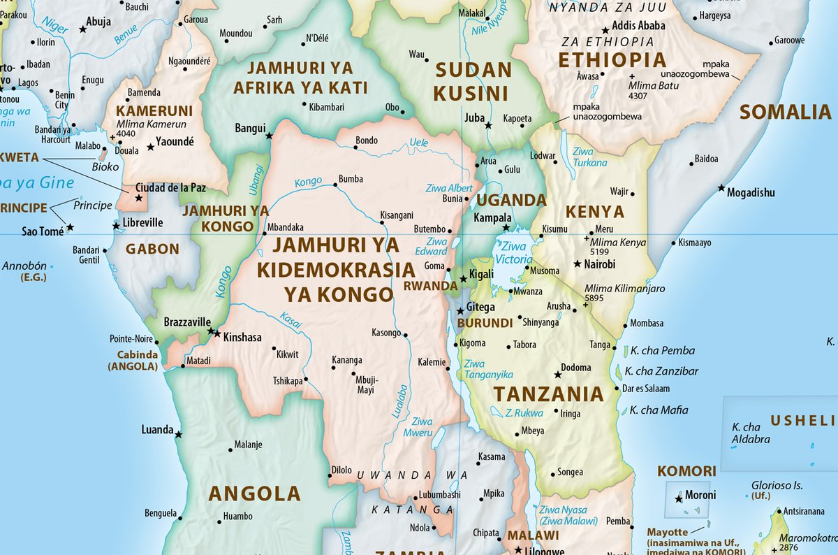 MtnMapper's tweet photo. Help needed. I posted a draft Swahili Equal Earth map for review. If you are a native speaker, please report any problems that you find. Thanks!
The map: https://t.co/xRQiEYArUY My email: https://t.co/4FnMZK8GfR https://t.co/W61D7yW4Io