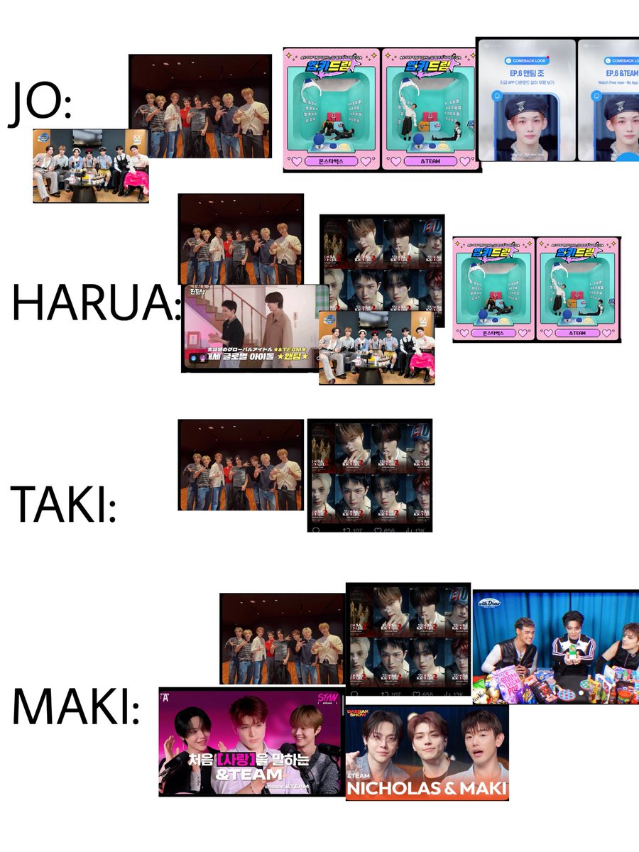 popcorntaki's tweet photo. Idk if the sk promotion are still going on but so far I tried to add all the guest events/videos teamies got or will get invited to it ‼️ let me know if I missed any sk invitations or not 😭 
(if anyone ask about the KRua one, it’s about the past life hypnosis) https://t.co/KKW3gzqxek