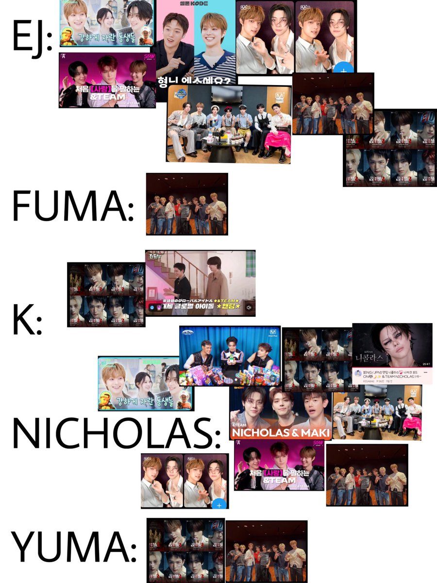 popcorntaki's tweet photo. Idk if the sk promotion are still going on but so far I tried to add all the guest events/videos teamies got or will get invited to it ‼️ let me know if I missed any sk invitations or not 😭 
(if anyone ask about the KRua one, it’s about the past life hypnosis) https://t.co/KKW3gzqxek