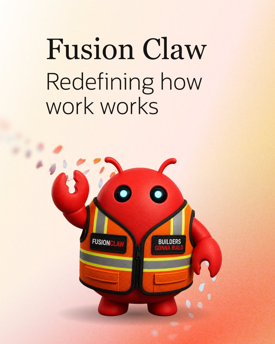 AnveshanKunduru's tweet photo. .@Oracle launches 25 new Claw-powered agentic applications enabling customers to automate increasingly complex work across their most important business processes, with enterprise-grade governance.

@CxoMe explores:
https://t.co/8J4BoHsHGY https://t.co/DvjHf4Avdx
