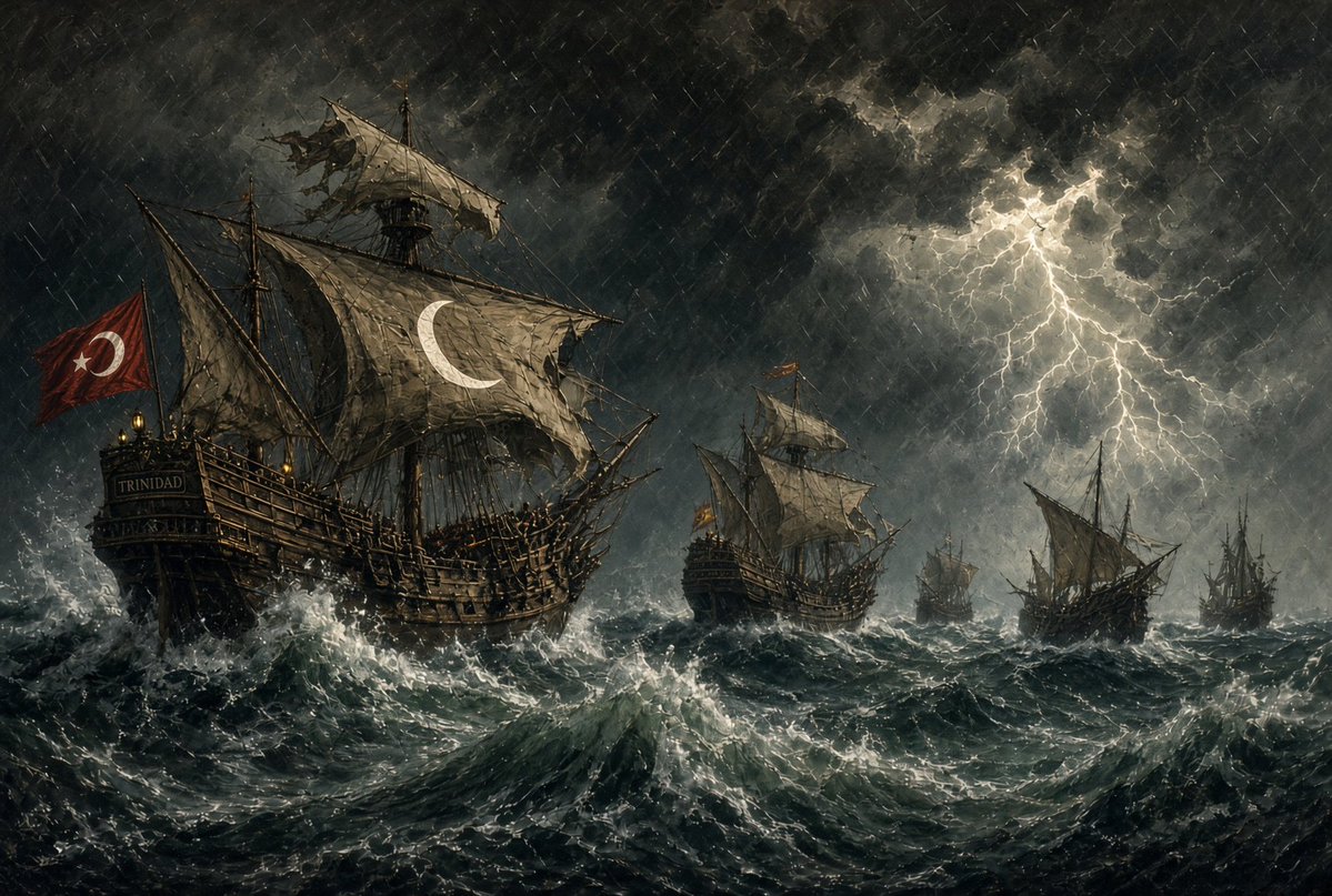 LorettaGoldan's tweet photo. Türkische Gastarbeiter bei der ersten Weltumsegelung im Jahr 1519. https://t.co/mv8AGPbmPx