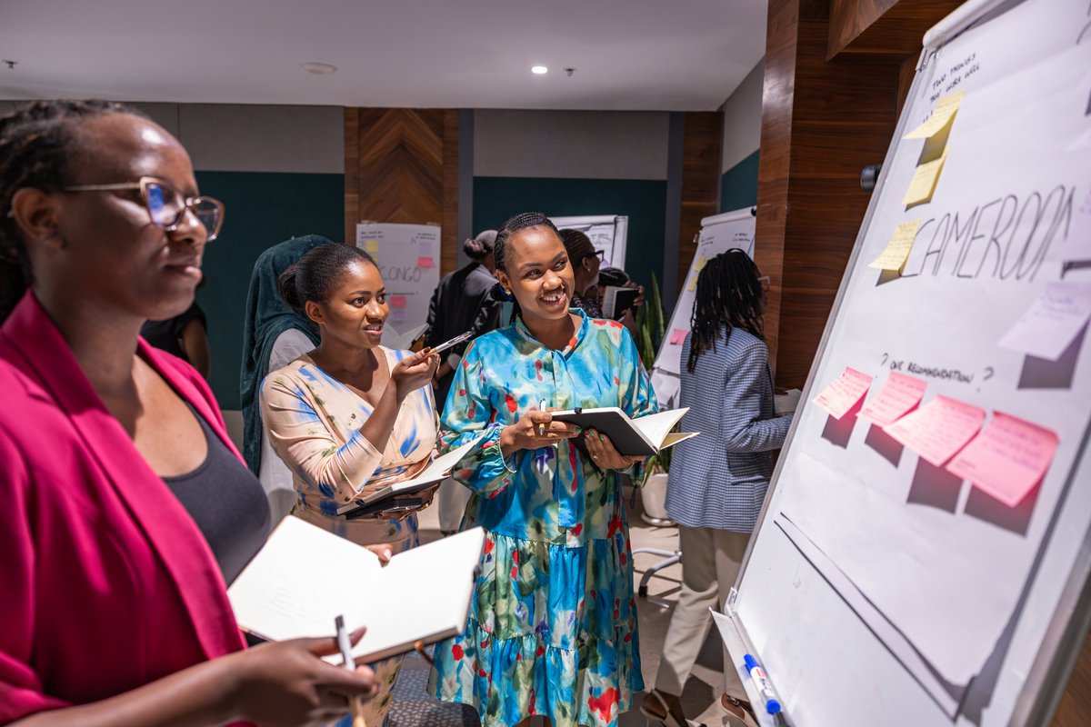 iKNOW_Politics's tweet photo. Central Africa Young Women’s Empowerment Academy organised by @Int_IDEA continued with powerful conversations on leadership, political identity and turning ideas into action.

From finding their voice to shaping transformative change, young women explored how to build influence, amplify their impact and lead with purpose. 🌍✨ #WYDEWomen #YoungWomenLead #WomenInPolitics #YouthLeadership