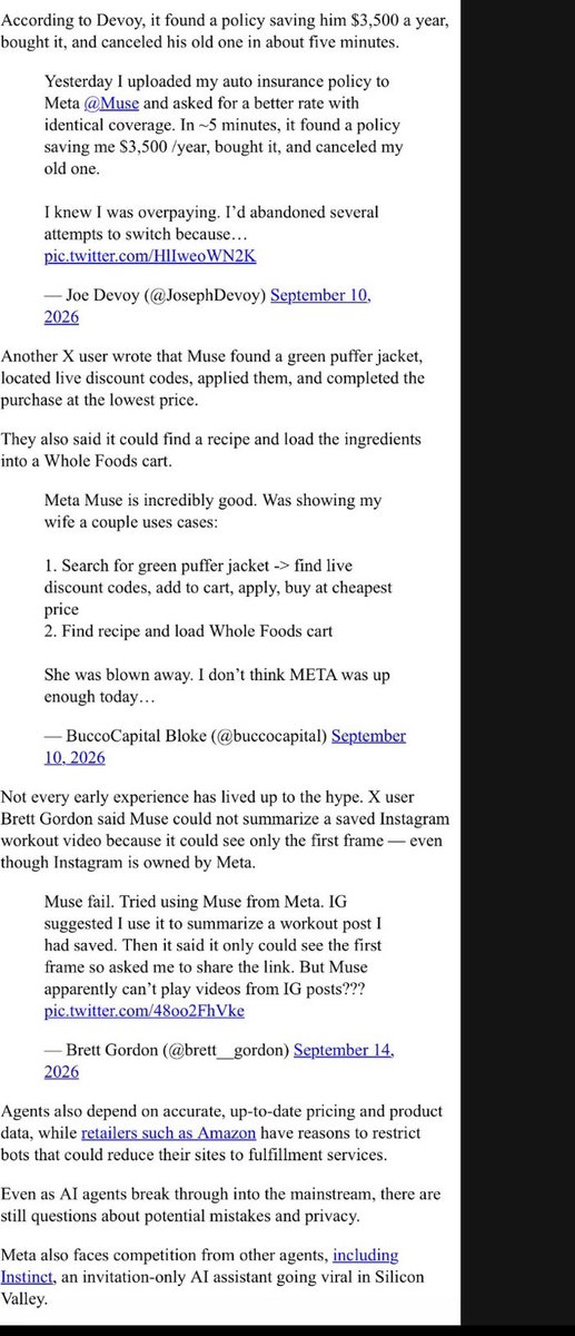 garyblack_IR's tweet photo. $META AI agent Muse soars to #1 at Apple Apps store, ahead of Chat GPT. https://t.co/xW7zw3nxDM