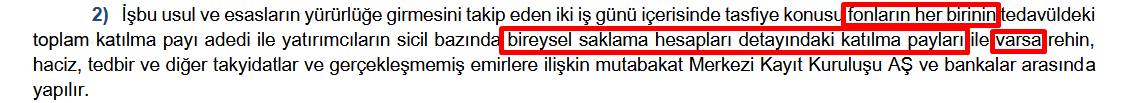 fonunmagdurlari's tweet photo. ❓1 MİLYON TL ÖDEMEYİ SADECE PBLK'LAR (SATIŞ EMRİ VERENLER) MI ALACAK?

Sosyal medyada ve yatırımcı gruplarında dolaşan "Mutabakat sadece satış emri verenlerle yapılır, diğerlerine ara ödeme yok" iddiasını SPK'nın resmi bülten maddeleriyle açıklıyoruz: 👇

📌 1️⃣ SERMAYE PİYASASINDA "MUTABAKAT" NEDİR?SPK’nın 2026/61 sayılı bülteninin A/2 Maddesi mutabakatı açıkça tanımlamıştır: 
👉 Tedavüldeki toplam katılma payı adedi ile yatırımcıların sicil bazında bireysel saklama hesapları detayındaki katılma payları ile "VARSA" rehin,
haciz, tedbir ve diğer takyidatlar ve gerçekleşmemiş emirlere ilişkin mutabakat Merkezi Kayıt Kuruluşu AŞ ve bankalar arasında yapılır.

📌 2️⃣ 67. BÜLTEN NE DEDİ? (Karar: 64/1775)👉 "Mutabakatı tamamlanmış TÜM KATILMA PAYI SAHİPLERİNE ara ödeme yapılmasına..."

⚖️ KESİN VE NET SONUÇ:• 17 Eylül öncesi satış emri verenler (PBLK), 
• Satış ekranı kapatılıp emir veremeyenler, 
 Ve 17 Eylül'de hiç satış talimatı vermemiş olanlar... AYRIM OLMAKSIZIN TÜM KATILMA PAYI SAHİPLERİ BU 1 MİLYON TL ARA ÖDEMEYİ ALACAKTIR.

Kapsam: İlgili fonlarda payı olan HER HAK SAHİBİDİR!

#AnaParamızıGeriVerin #FonMağdurları #SPK #MKK #Borsa #THF #TP2 #HalkınSesiAnaPara