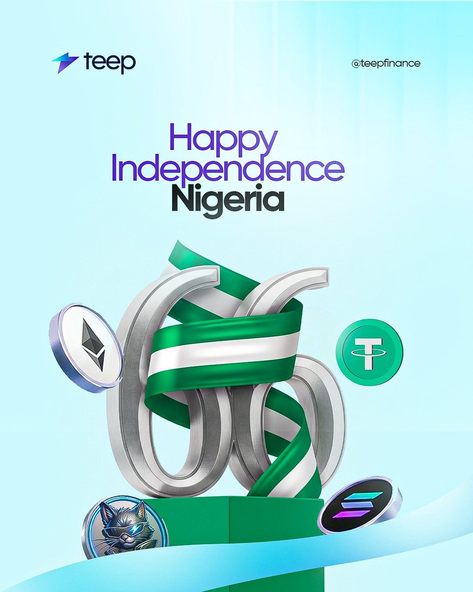 teepfinance's tweet photo. Happy New Month 🎉 And to our Nigerian communities, happy Independence Day!

New month, new season, more communities tipping easier than ever. 🐱
#happynewmonth #independenceday #TEEP https://t.co/Mh0UF2A9h8