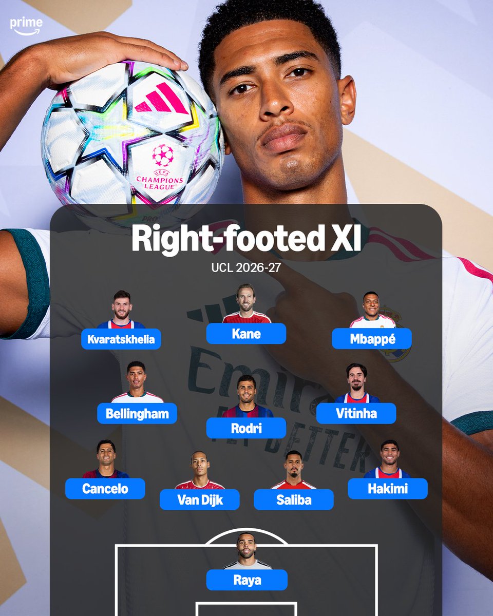 primevideosport's tweet photo. Right 🆚 Left 

Which team wins? 👟🤩 https://t.co/cUkIb8COUc