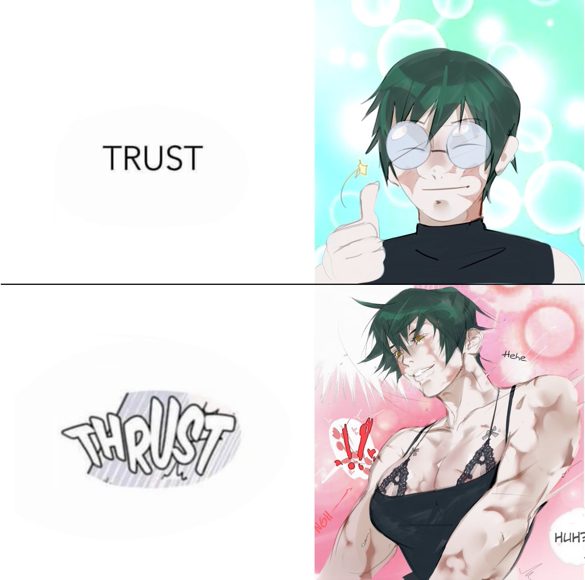 theborderqueen's tweet photo. oh Maki, our sweet ,beautiful Zenin princess… ✨💚✨
.
#maki #jjktwt #jujutsukaisen #呪術廻戦 
iykyk, this is #nobamaki for the eyes that can see 🫰 https://t.co/LB0BX1kHKG