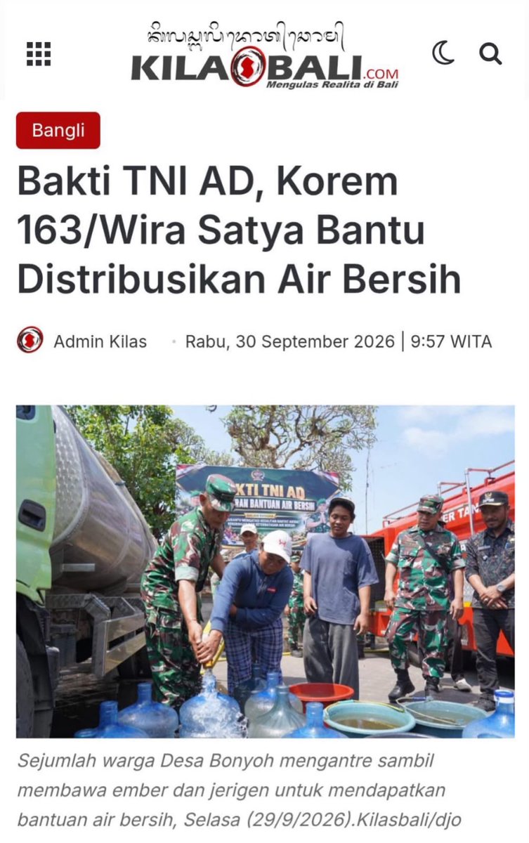 sumidmrnt's tweet photo. Di balik seragam TNI, ada dedikasi tulus demi rakyat yg sering terlewat dari perhatian. Mari buka mata dan hati niat baik mereka.

Infobaik Kadang Terabaikan https://t.co/F0JiWIBezF