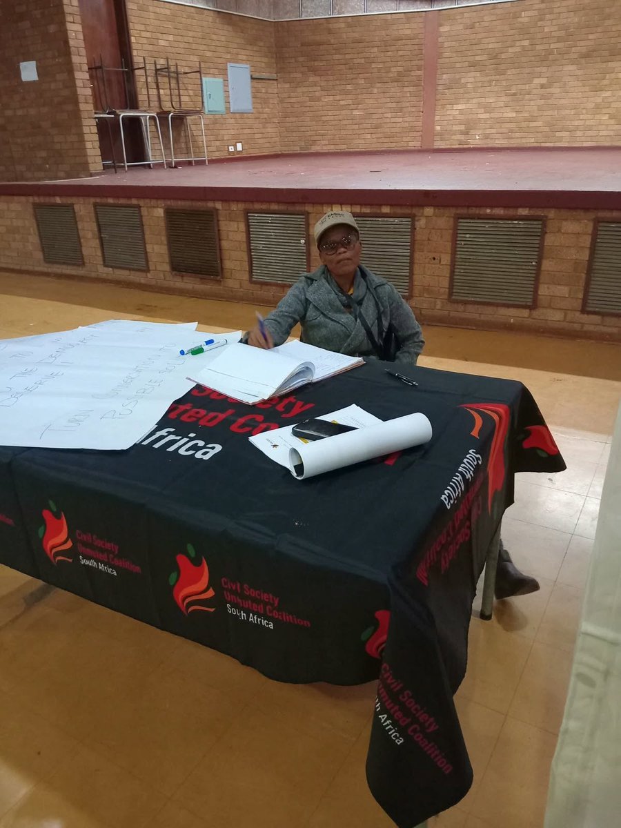 CSUnmuted's tweet photo. North Province: CSUC-SA Community Dialogues at Luka village one of (the royal Bafokeng Nation) villages, venue is at Thethe High school Adutorium. 80 community members are expected to be engaging on real community issues.

Voices Unmuted. United for Change
#CivilSociety #UnMuted https://t.co/sb8q30JUqB