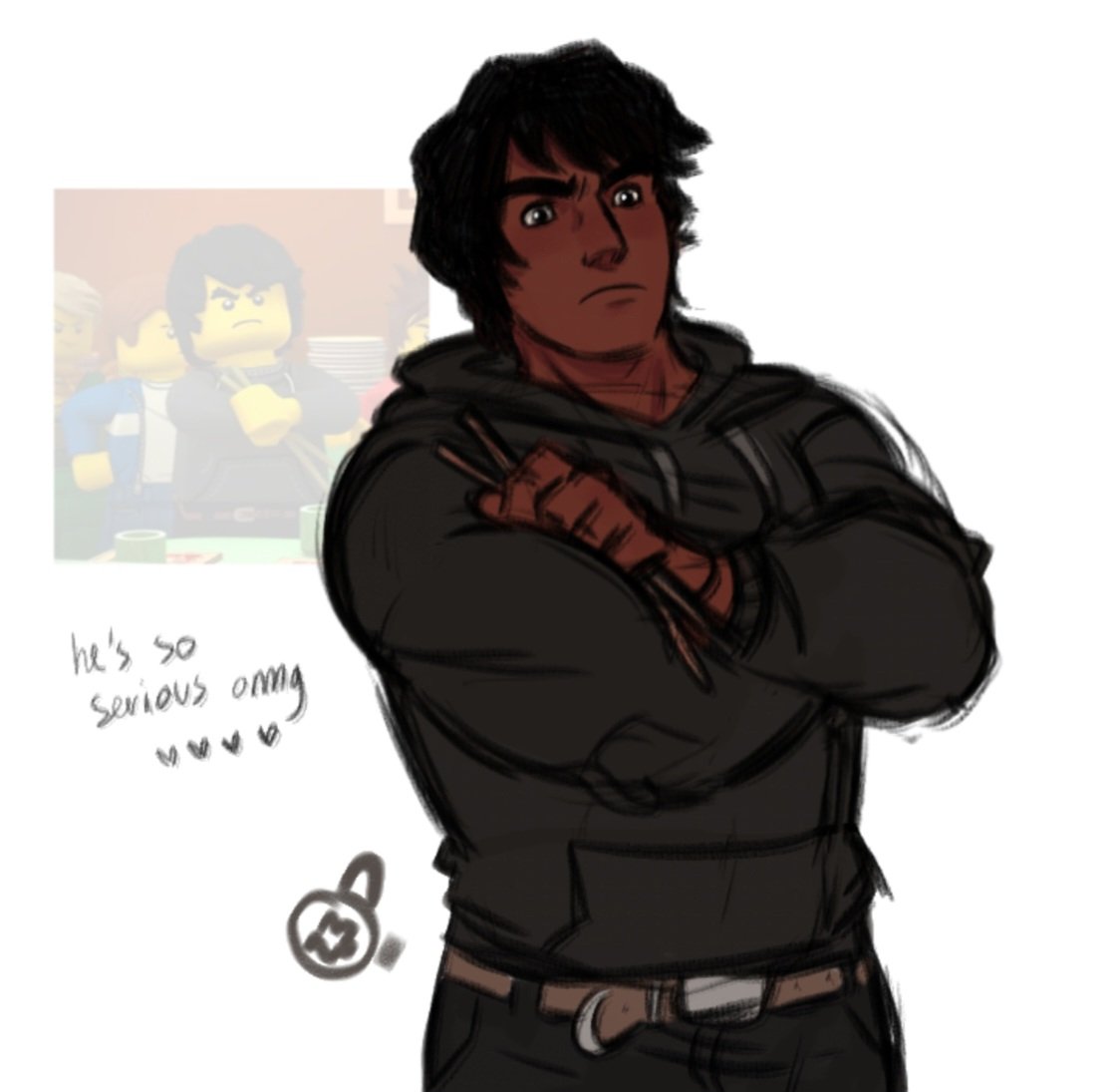 Ghost_eolch's tweet photo. Trying to figure out his early seasons hairstyle
#ninjago https://t.co/MTAlD2UcQk