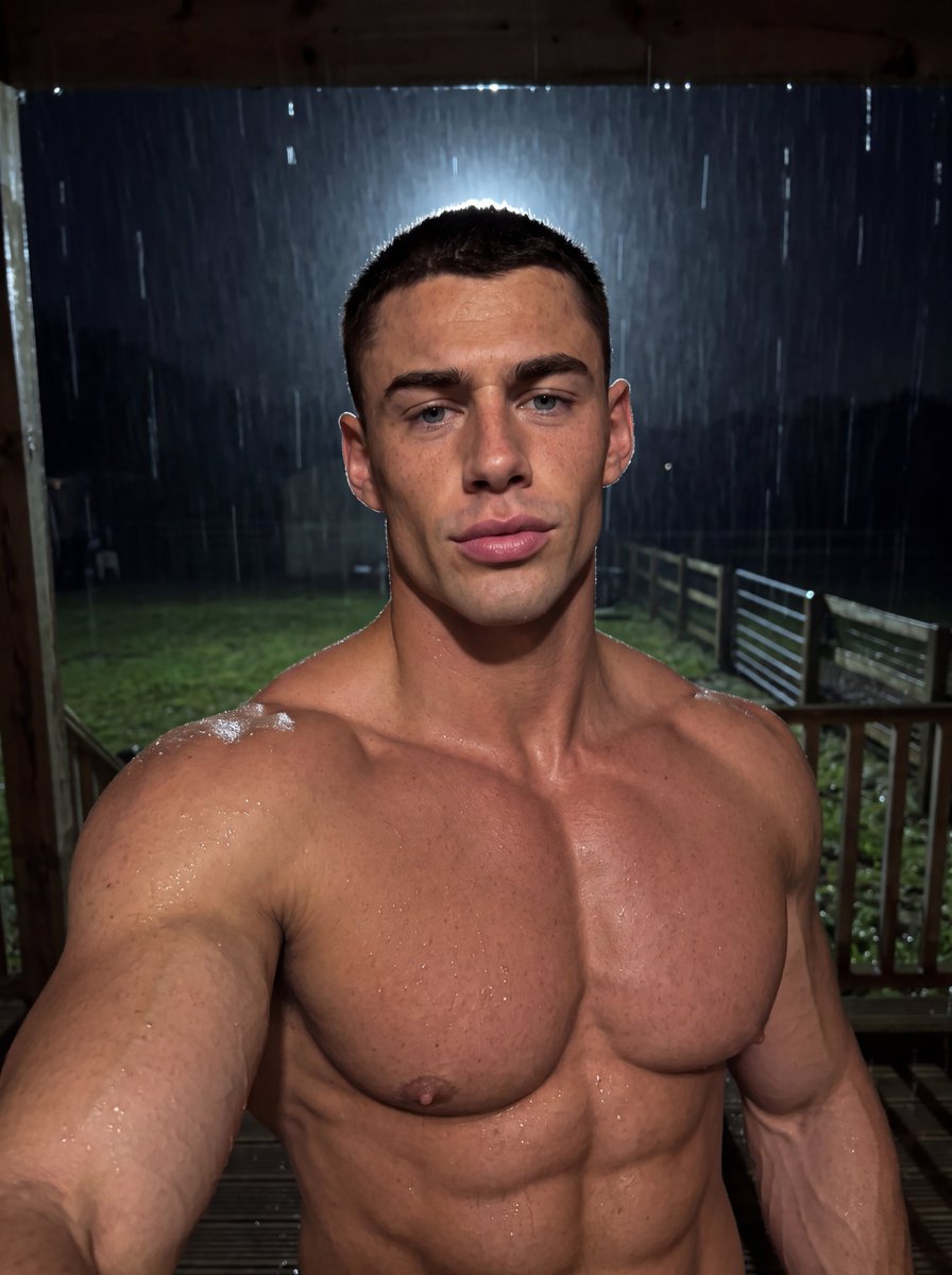CadeHarlanX's tweet photo. got a lil wet lol... https://t.co/NMvm4iAjWX