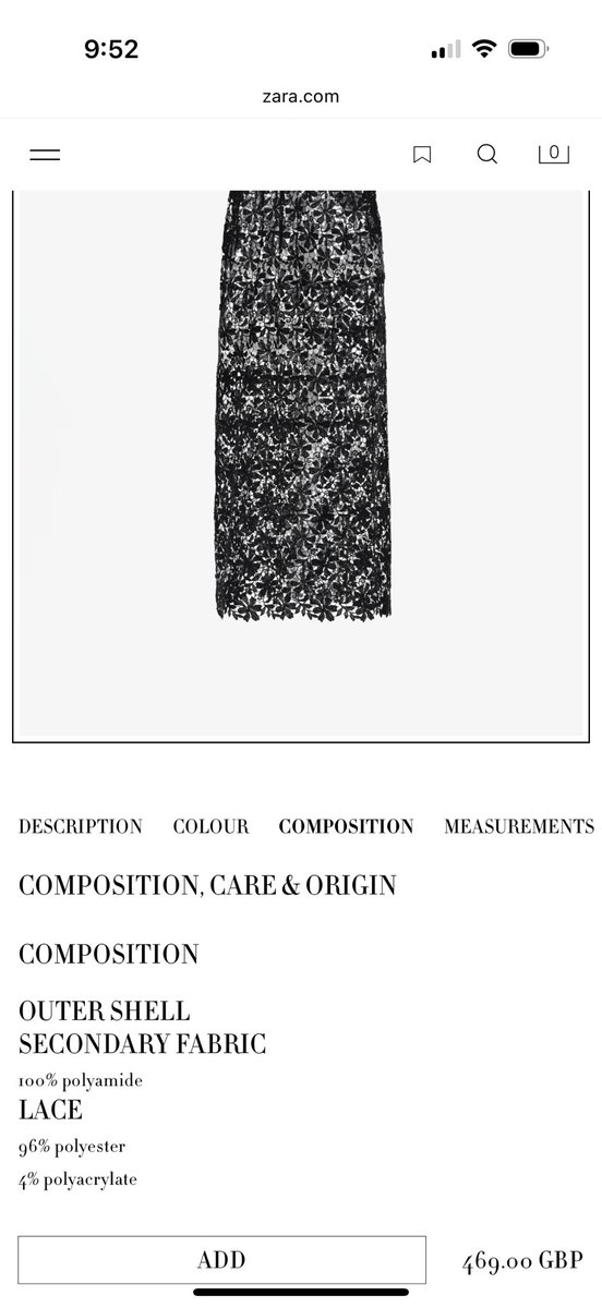 milldealss's tweet photo. Galliano for Zara is out and look at the prices vs fabric composition, they’re laughing in your faces https://t.co/UquoeTqCkf