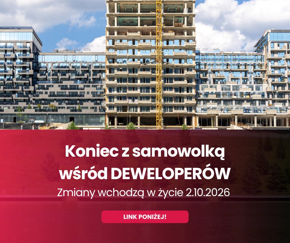 FXMAGpl's tweet photo. ❌ Koniec z samowolką wśród DEWELOPERÓW. Zmiany wchodzą w życie 2.10.2026
https://t.co/cYTfsdoiof
Deweloperzy będą mieli kolejny obowiązek, który będą musieli wypełnić wraz z realizacją inwestycji. Chodzi o dane, które będą musieli przekazywać do ewidencji Deweloperskiego Funduszu Gwarancyjnego. Obowiązek przekazywania informacji o każdej umowie wchodzi w życie 2 października 2026 roku.