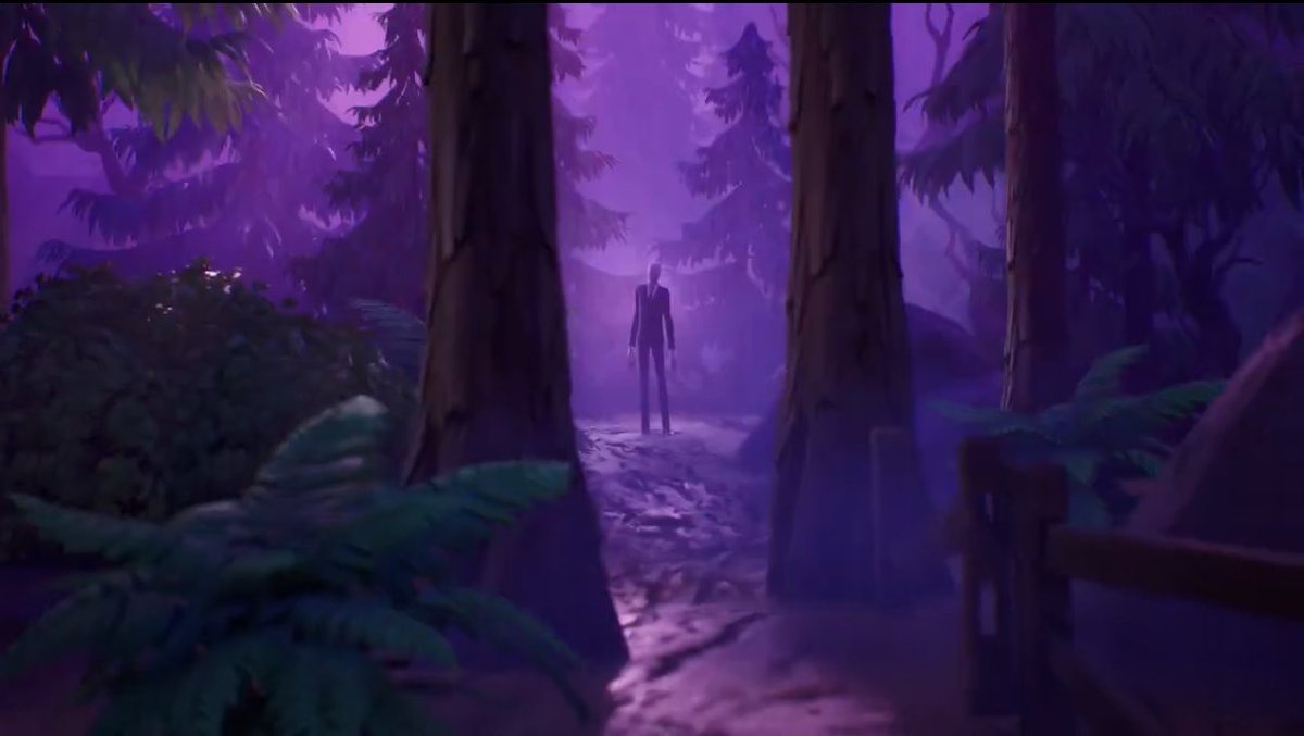 InfoFortniteES's tweet photo. Otro vistazo a Slenderman en Fortnite. https://t.co/ZDMVXEJtKr