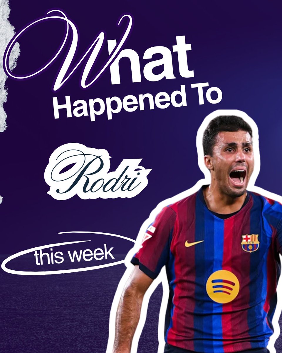 goaldenview's tweet photo. Standing by City 💬

Rodri defended his former club Manchester City, maintaining his belief in their innocence despite the guilty verdict over financial rule breaches. His comments put him at the centre of the controversy as City prepares to appeal. This caused Rodri's popularity ranking to take a serious hit, dropping from #20 to #39. Do you think this is justified?

#Rodri #ManCity #GoaldenView #Football